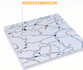 3d view of Kuźnice Świdnickie