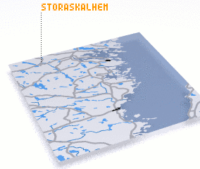 3d view of Stora Skälhem