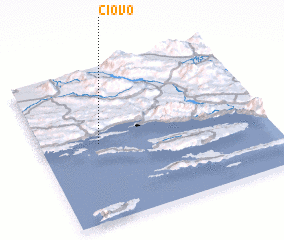 3d view of Čiovo