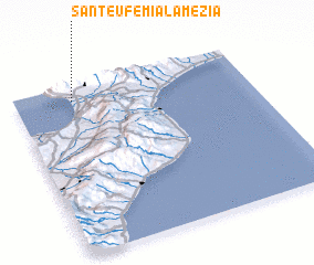 3d view of SantʼEufemia Lamezia