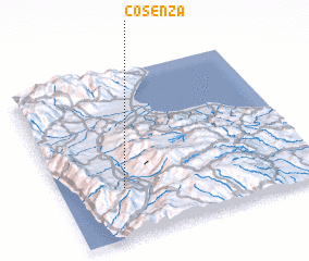 3d view of Cosenza