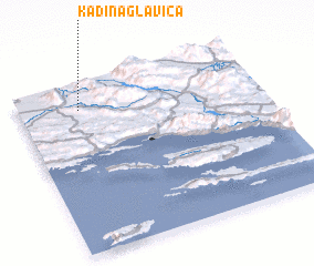 3d view of Kadina Glavica