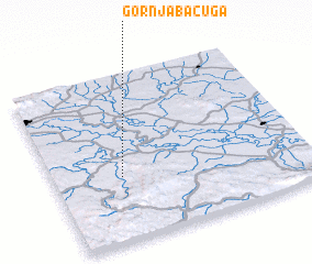 3d view of Gornja Bačuga