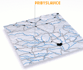 3d view of Přibyslavice