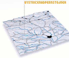 3d view of Bystřice nad Pernštejnem