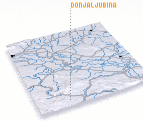 3d view of Donja Ljubina