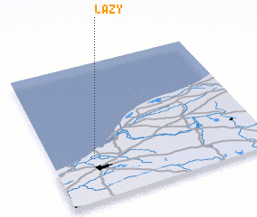 3d view of Łazy