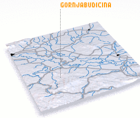 3d view of Gornja Budičina