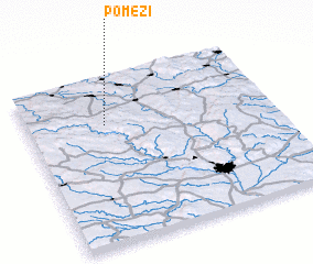 3d view of Pomezí