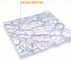 3d view of Majkića Potok