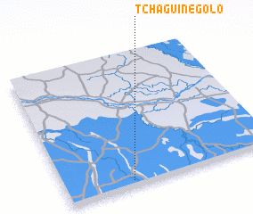 3d view of Tchaguine Golo