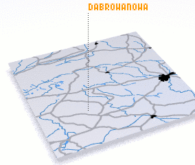 3d view of Dąbrowa Nowa