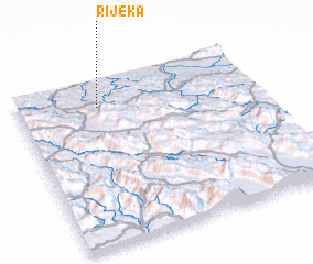 3d view of Rijeka