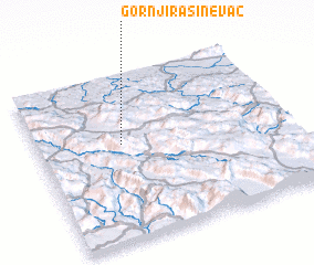 3d view of Gornji Rasinevac