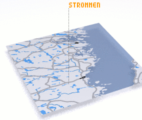 3d view of Strömmen