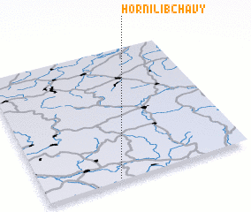 3d view of Horní Libchavy