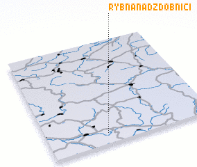 3d view of Rybná nad Zdobnicí