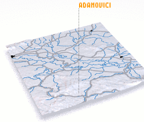 3d view of Adamovići