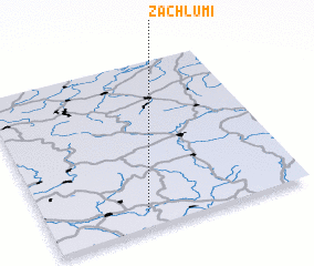 3d view of Záchlumí