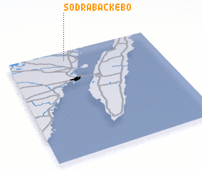 3d view of Södra Bäckebo