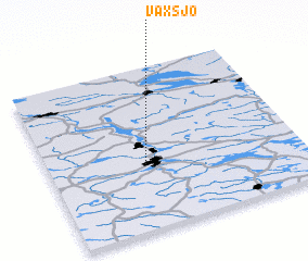 3d view of Växsjö