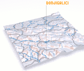 3d view of Donji Galići