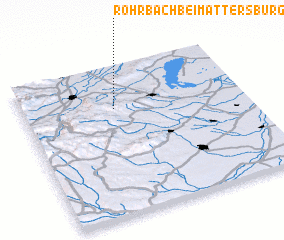 3d view of Rohrbach bei Mattersburg