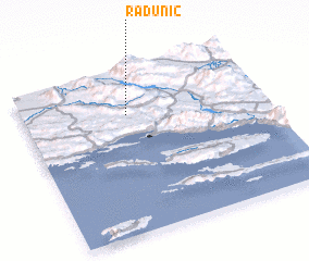 3d view of Radunić