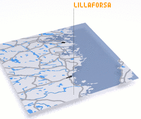 3d view of Lilla Forsa