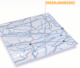 3d view of Srednji Dubovec