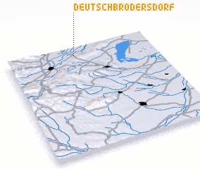 3d view of Deutschbrodersdorf