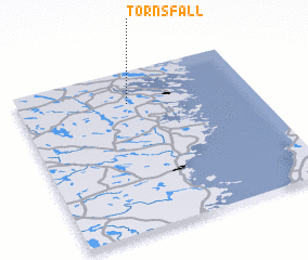 3d view of Törnsfall