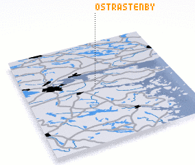 3d view of Östra Stenby