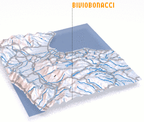 3d view of Bivio Bonacci