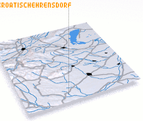 3d view of Kroatisch Ehrensdorf