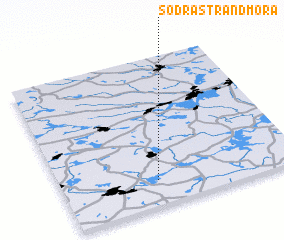 3d view of Södra Strandmora