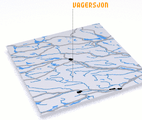 3d view of Vägersjön