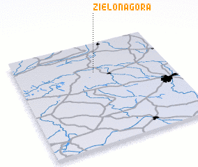 3d view of Zielona Góra