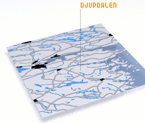 3d view of Djupdalen