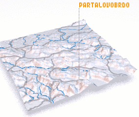 3d view of Partalovo Brdo