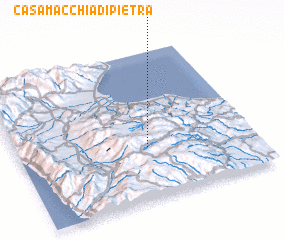 3d view of Casa Macchia di Pietra