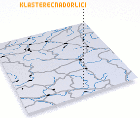 3d view of Klášterec nad Orlicí