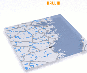 3d view of Hålvik