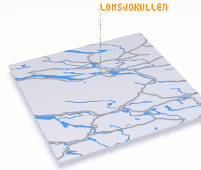 3d view of Lomsjökullen