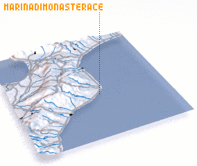 3d view of Marina di Monasterace