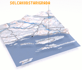3d view of Selca kod Starigrada