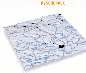 3d view of Vysoké Pole