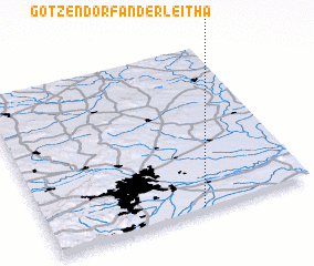 3d view of Götzendorf an der Leitha