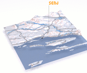 3d view of Senj