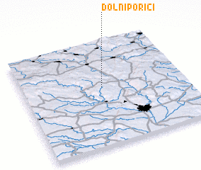 3d view of Dolní Poříčí